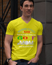 Load image into Gallery viewer, Golf Who Believes In Herself Gift For Sport Lovers Guys V-Neck