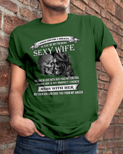 Load image into Gallery viewer, Shes Stubborn Messy And A Brat At Times Black Gift For Husband Guys Tee