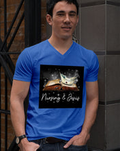 Load image into Gallery viewer, Nursing And Jesus Gift For Family Guys V-Neck