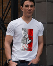 Load image into Gallery viewer, Baseball Peaceful Love Gift For Baseball Lovers Guys V-Neck