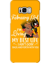 Load image into Gallery viewer, Betty Boop February Girl Living My Best Life Birthday Meaningful Gift Phone case