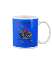 Load image into Gallery viewer, Never Underestimate A 60 Year Old Man Can Play A Guitar Mug