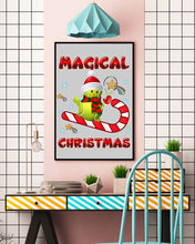 Load image into Gallery viewer, Tennis Players Magical Christmas Snowman Gift For Women Vertical Poster