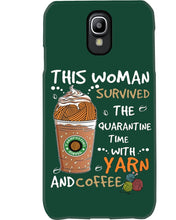Load image into Gallery viewer, The Quarantine Time With Yarn And Coffee Gift For Women Phone case