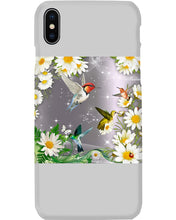Load image into Gallery viewer, Hummingbird With English Daisy Gift For Birds Lovers Phone case