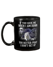 Load image into Gallery viewer, If You Kick Me When I'm Down You Better pray I Don't Get Up Mug