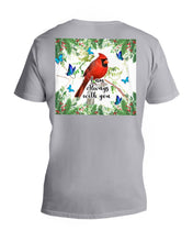 Load image into Gallery viewer, Scarlet Macaw With Butterflies I Am Always With You Gift For Lover Guys V-Neck