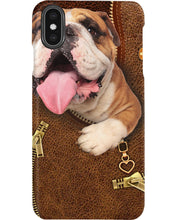 Load image into Gallery viewer, Bulldog In Cool Tote Bag Gift For Dog Lovers Phone case