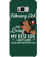 Load image into Gallery viewer, Betty Boop February Girl Living My Best Life Birthday Meaningful Gift Phone case