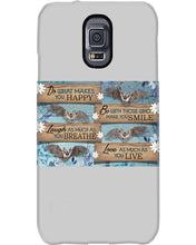 Load image into Gallery viewer, Do What Makes You Happy With Bats Gift For Girls Phone case