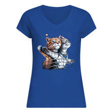 Load image into Gallery viewer, Vintage Funny Cat Love Trending Gift For Cat Lovers Ladies V-Neck