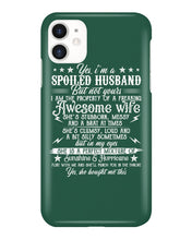 Load image into Gallery viewer, Shes Stubborn Messy And A Brat At Times Black Gift For Husband Phone case