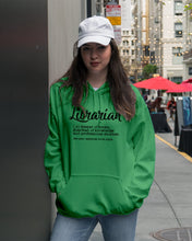 Load image into Gallery viewer, Librarian Keeper Of Books Guardian Of Knowledge Custom Gift For Librarian Hoodie