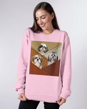 Load image into Gallery viewer, Three Cute Shih Tzu In Bag Gift For Dog Lovers Sweatshirt