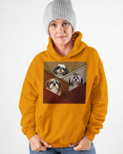 Load image into Gallery viewer, Three Cute Shih Tzu In Bag Gift For Dog Lovers Hoodie