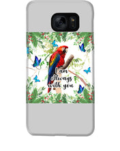 Load image into Gallery viewer, Scarlet Macaw With Butterflies I Am Always With You Gift For Lover Phone case