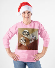 Load image into Gallery viewer, Three Cute Shih Tzu In Bag Gift For Dog Lovers Sweatshirt