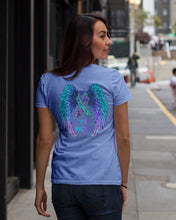 Load image into Gallery viewer, You Matter Ribbon Awareness With Angel Wings Ladies Tee