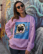 Load image into Gallery viewer, baby Pug In Denim Pocket Gift For Dog Lovers Sweatshirt