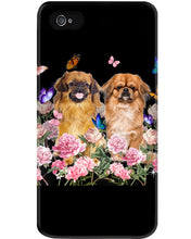 Load image into Gallery viewer, Pekingese With Peonies Gift For Dog Lovers Phone case