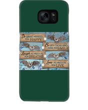 Load image into Gallery viewer, Do What Makes You Happy With Bats Gift For Girls Phone case
