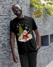 Load image into Gallery viewer, Funny Golden Retrievers Sleep In Red Boots Gift For Dog Lovers Guys Tee
