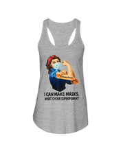Load image into Gallery viewer, Seamstress What's Your Superpower Special Custom Design Ladies Flowy Tank