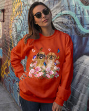 Load image into Gallery viewer, Pekingese With Peonies Gift For Dog Lovers Sweatshirt