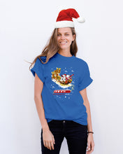 Load image into Gallery viewer, Baseball Xmas Sleigh Loading Gift For Baseball Lovers Guys Tee