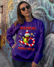 Load image into Gallery viewer, Tennis Players Magical Christmas Snowman Gift For Women Sweatshirt
