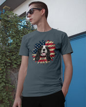 Load image into Gallery viewer, English Cocker Spaniel US Sunflower Gift For Dog Lovers Guys Tee
