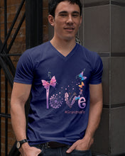 Load image into Gallery viewer, Love Butterflies Grandma Life Gift For Grandma Guys V-Neck