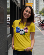 Load image into Gallery viewer, Lovely Phone Case Three Owl With US Flag Gift For Owl Lovers Ladies Tee