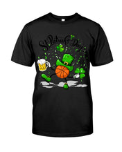 Load image into Gallery viewer, Basketball Saint Patrick's Day Gift For Basketball Lovers Guys Tee