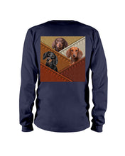 Load image into Gallery viewer, Three Cute Shih Tzu In Bag Gift For Dog Lovers Unisex Long Sleeve