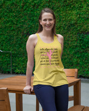 Load image into Gallery viewer, Ballet Words Pink Pattern Gift For Ballet Dancer Ladies Flowy Tank