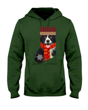 Load image into Gallery viewer, Santa Border Collie In Stock Gift For Dog Lovers Hoodie