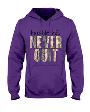 Load image into Gallery viewer, Baseball Hustle Hit Never Quit Gift For Lovers Hoodie