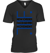 Load image into Gallery viewer, New Order Facd 501981 Movement Simple Unique Custom Design Guys V-Neck