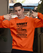 Load image into Gallery viewer, I'm Already Taken By December Sexy And Crazy Girl For Birthday Gift Sweatshirt