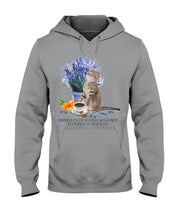 Load image into Gallery viewer, Cat With Coffee Is The Satisfaction Gift For Cat Lovers Hoodie