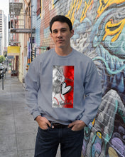 Load image into Gallery viewer, Baseball Peaceful Love Gift For Baseball Lovers Sweatshirt
