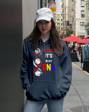Load image into Gallery viewer, Baseball Be My DNA Gift For Sport Lovers Hoodie