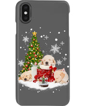 Load image into Gallery viewer, Funny Golden Retrievers Sleep In Red Boots Gift For Dog Lovers Phone case