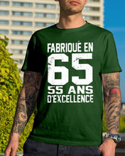 Load image into Gallery viewer, Fabrique En 66 55 Ans D’Excellence Custom Design Gift For Friends Guys Tee