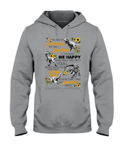 Load image into Gallery viewer, My Only Sunshine Make Me Happy Special Custom Design Hoodie