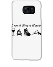Load image into Gallery viewer, Simple Woman Loves Wine Camping Shoes And Climbing Phone case