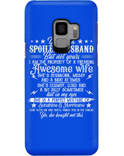 Load image into Gallery viewer, Shes Stubborn Messy And A Brat At Times Black Gift For Husband Phone case