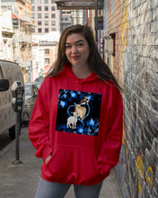 Load image into Gallery viewer, Lovely Phone Case Twinkling Blue Heart Gift For Goat Lovers Hoodie
