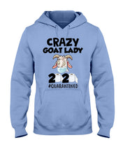 Load image into Gallery viewer, Crazy Goat Lady 2020 Quarantined Gift For Goat Lovers Hoodie